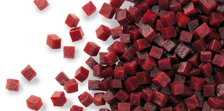 Beetroot Cube Cut